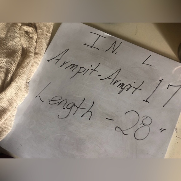 Vintage Y2K Ecru Sweater with Crochet Insets Scoop Neck Boho Size Large - Picture 6 of 6